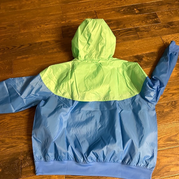 Nike Mens Sportswear Windrunner Hooded Jacket Mint / Blue DA0001-436 Size XL - Picture 5 of 5